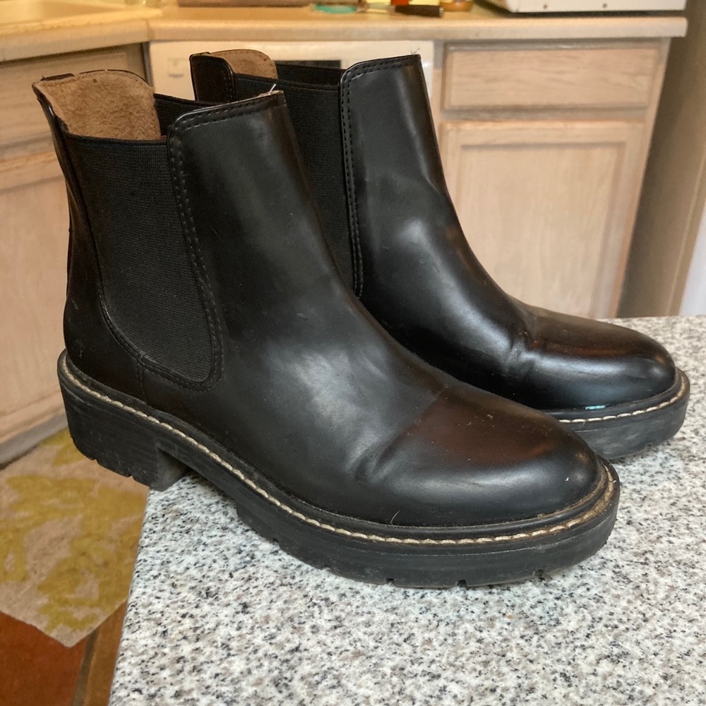 Pull & Bear Moto combat boots